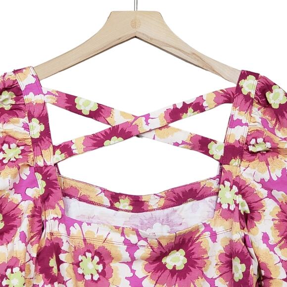 Free People Womens M Give Me More Crop Top in Pop Combo NEW - Picture 5 of 11